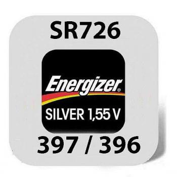 Energizer Uhrenbatterie 397 AgO 1,55V - SR726SW 10-er Pack